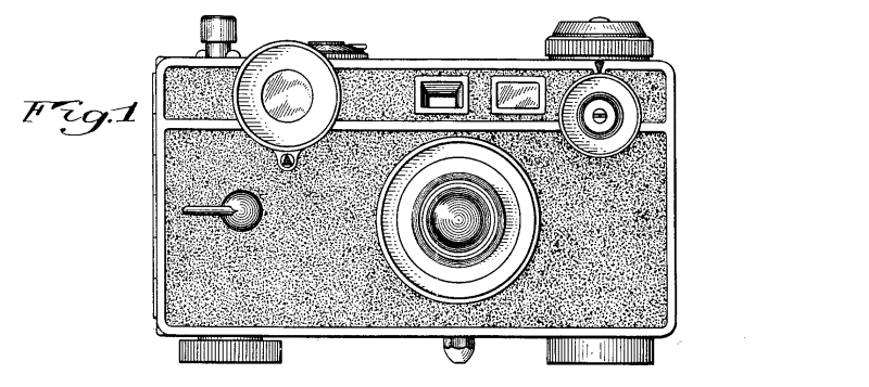 Argus C U.S. Patent Office Drawing Page Figure 1
