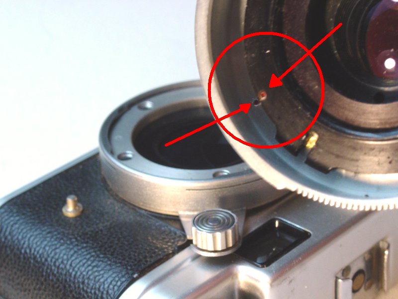 Removing Lenses - Index drift marks on 50mm lens - set to match when attaching 50mm lens