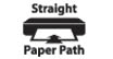 Straight Paper Path
