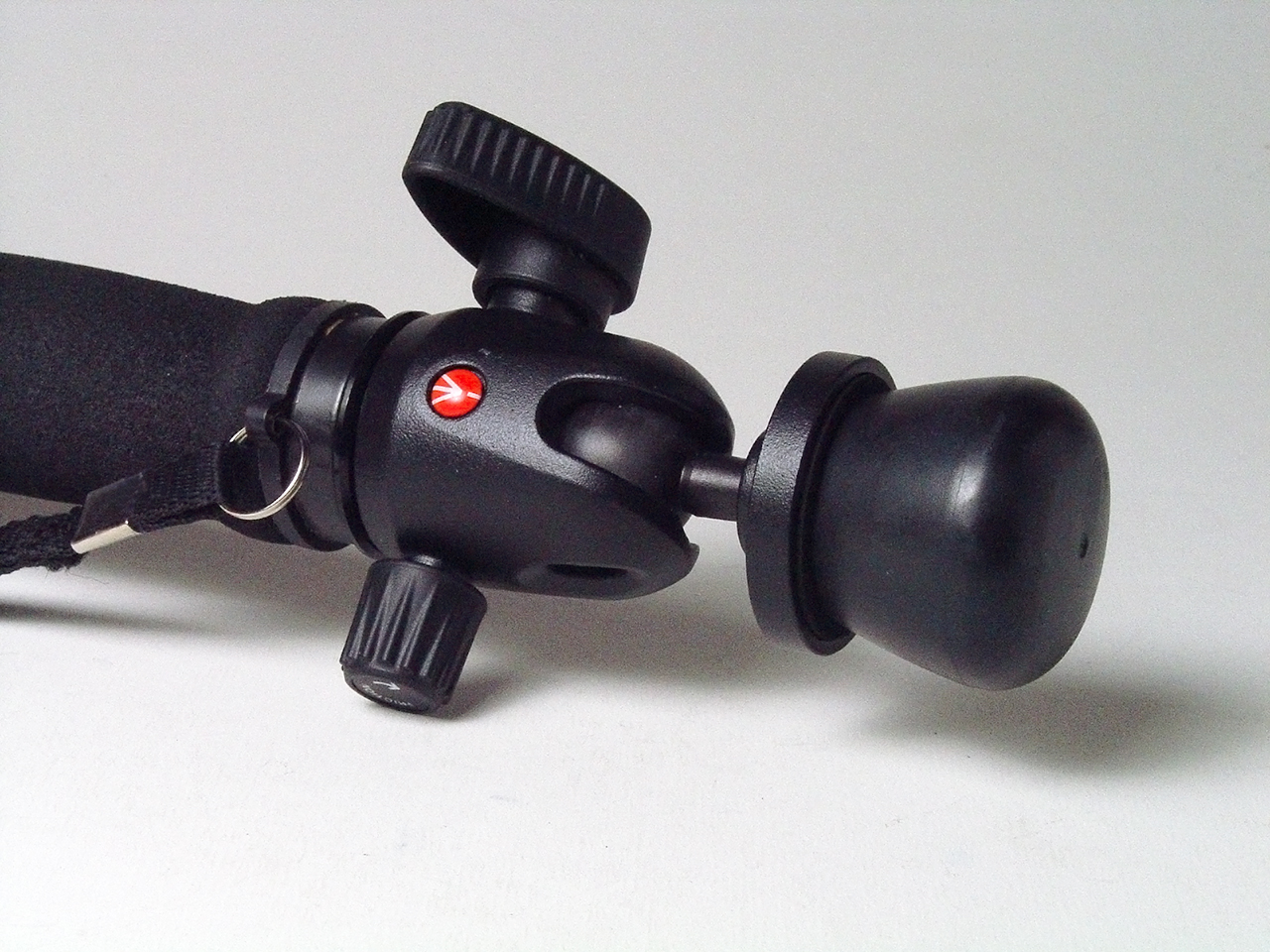 Click to Enlarge - Monopod with Manfrotto 494 Mini Ball Head