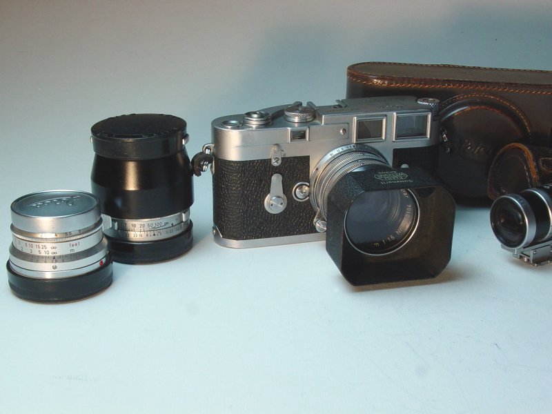 Leica M3 with Summaron 35mm f/2.8, Summarit 50mm f/1.5, and Elmar 90mm f/4.0
