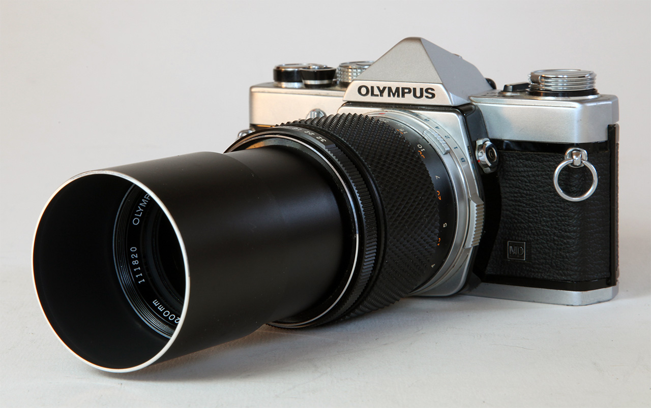 Click to Enlarge - Olympus OM System F.Zuiko Auto-T 1:5 f=200mm with OM-1 MD