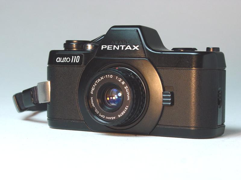 Pentax Auto 110 with Pentax-110 1:2.8 24mm