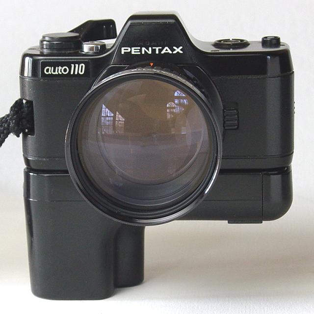 Pentax A110 with 2.8/70mm and Winder