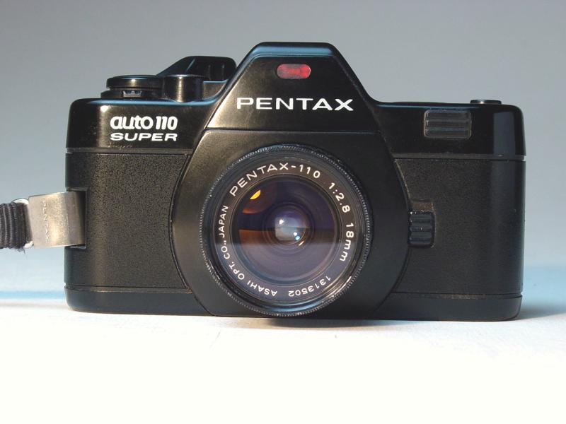 Pentax A110 Super with Pentax-110 18mm f/2.8