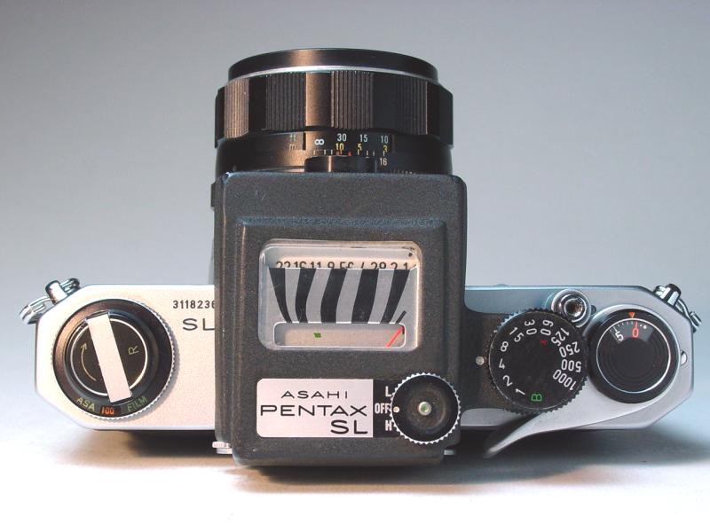 Asahi Pentax CdS Clip-on Exposure Meter for SL - Click to Enlarge