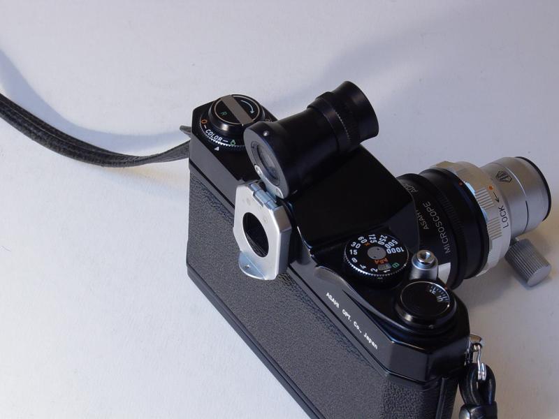 Asahi Pentax Clip-On Magnifier with Spotmatic and Microscope Adapter