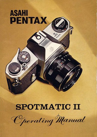 Asahi Pentax Spotmatic II Manual