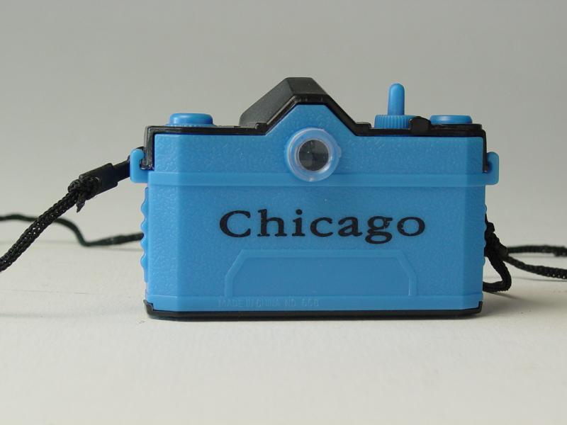 Souvenir Camera Toy with Pictures of Chicago - Click to Enlarge