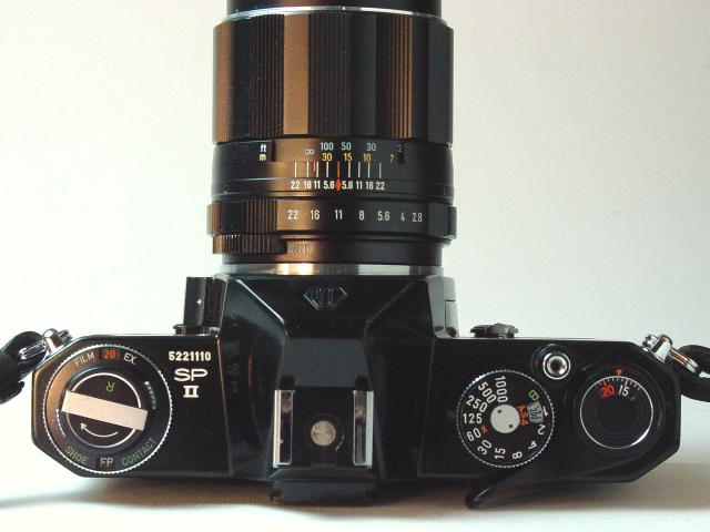 Super-Multi-Coated TAKUMAR 1:2.8/105mm with Spotmatic II