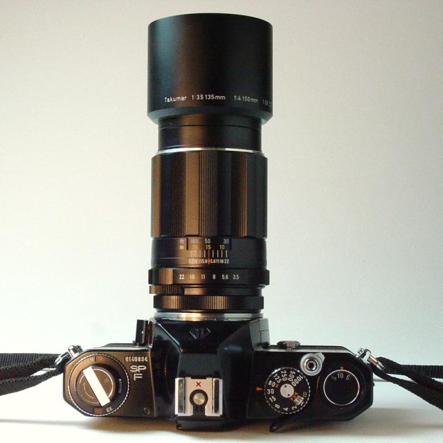 Super-Multi-Coated TAKUMAR 1:3.5/135mm with Spotmatic F