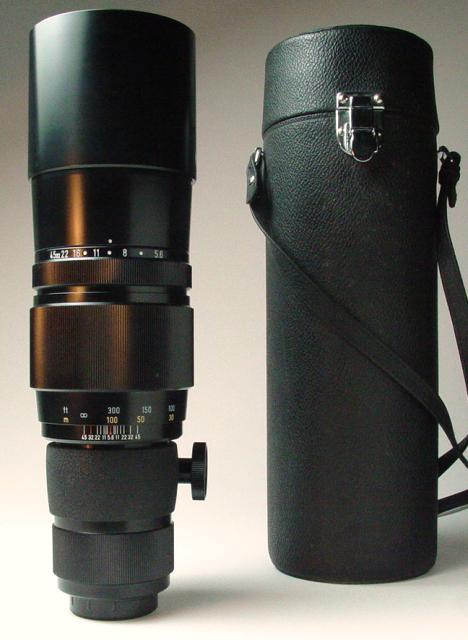 Super-Multi-Coated TAKUMAR 1:5.6/400mm with Case - Click to Enlarge