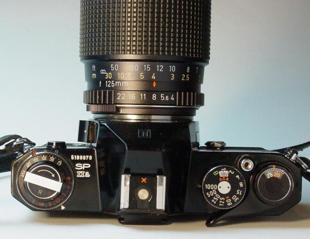 Spotmatic IIa with SMC TAKUMAR-ZOOM  1:4/45~125mm - Click to Enlarge