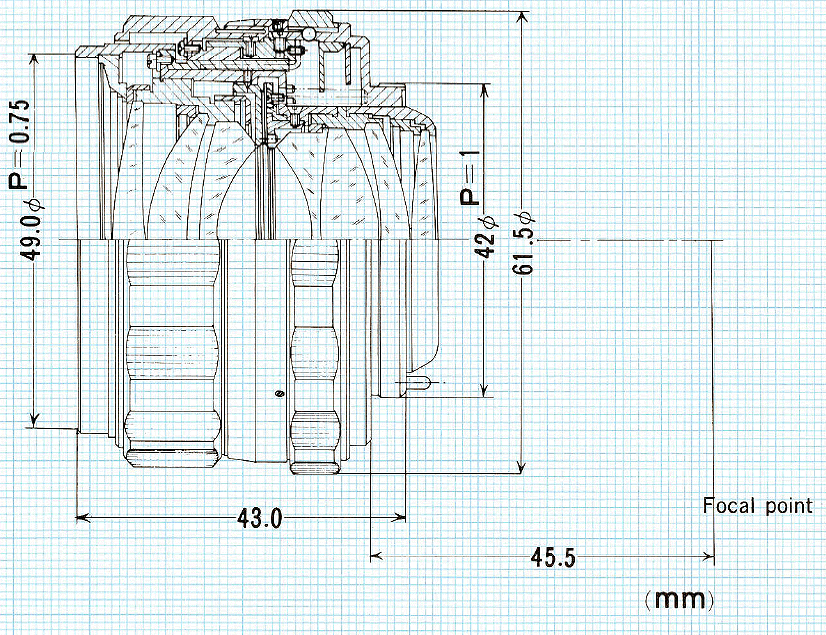 Super-Multi-Coated Takumar 1:1.4/50mm - Image from the Honeywell Pentax Takumar Lens Manual - Download Here!