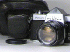 Asahi Pentax Spotmatic with eveready case, cap, UV filter and Super Takumar 50mm f/1.4 lens