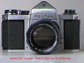 Honeywell Pentax H1a with lens (lens not included)