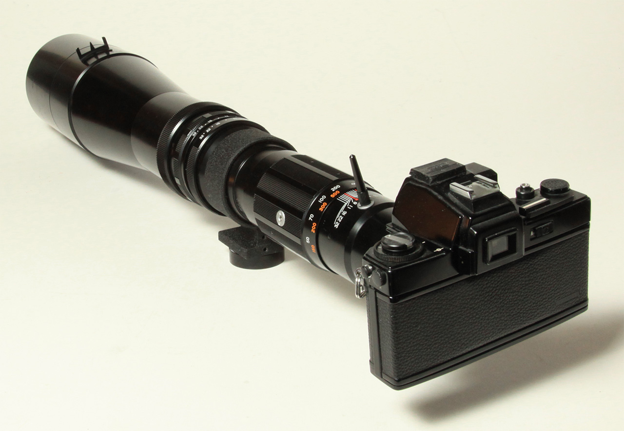 Vivitar 1:8.0 800mm with RICOH TLS 401