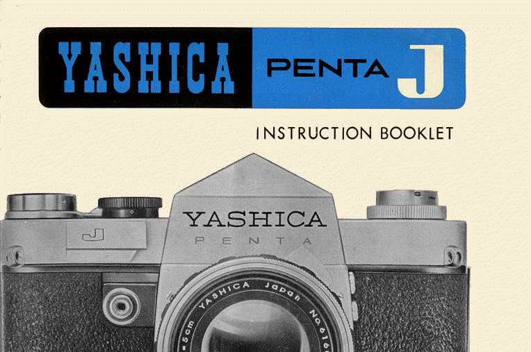Yashica Penta J Instruction Booklet