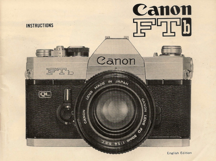 Canon FTb QL Instruction Manual
