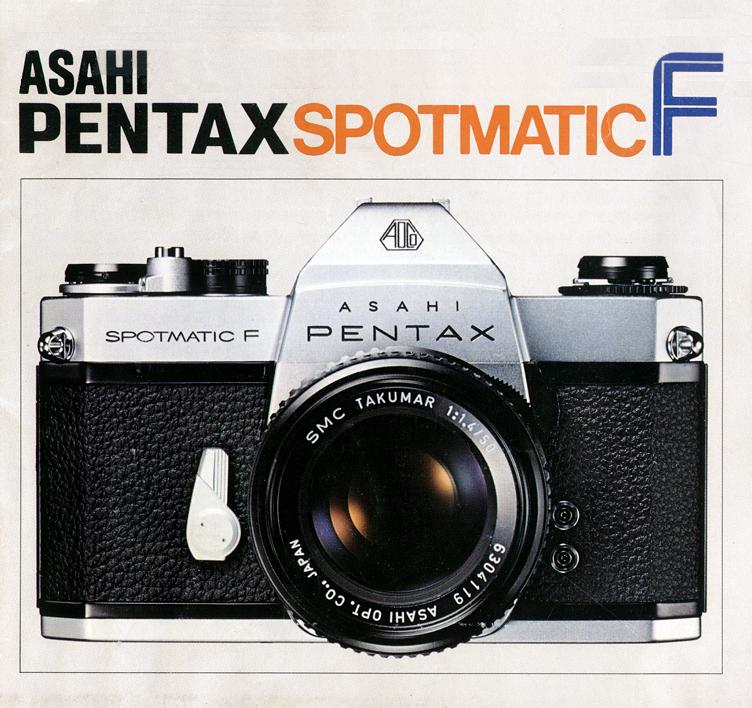 Asahi Pentax Spotmatic F Operating Manual